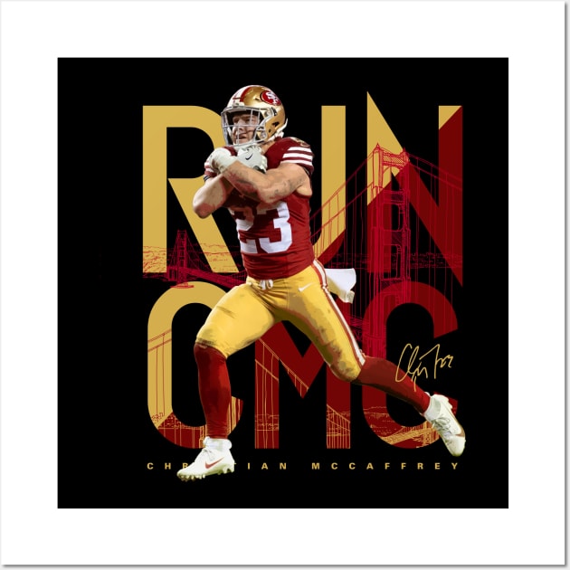 Christian McCaffrey Wall Art by Juantamad